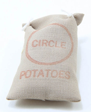 Dollhouse Miniature Sack Of Potatoes